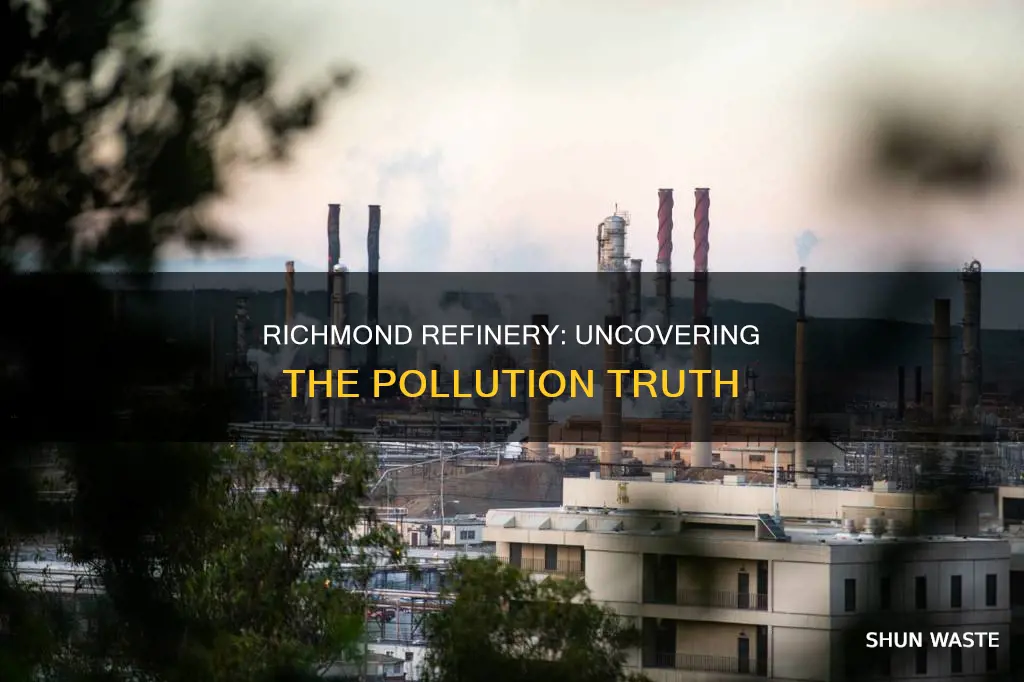 how much pollution does the richmond refinery produce
