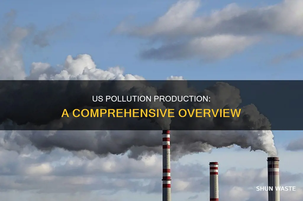 how much pollution does the us produce percentage