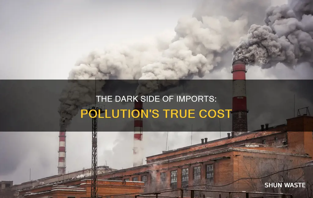 how much pollution from imports