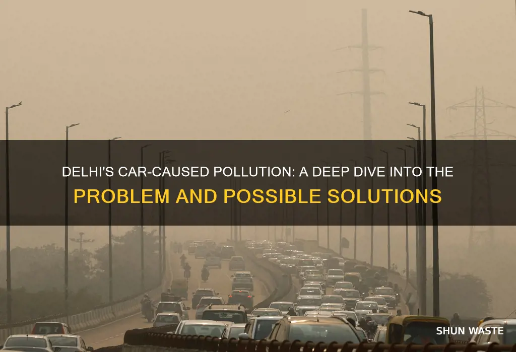 how much pollution is caused by cars in delhi