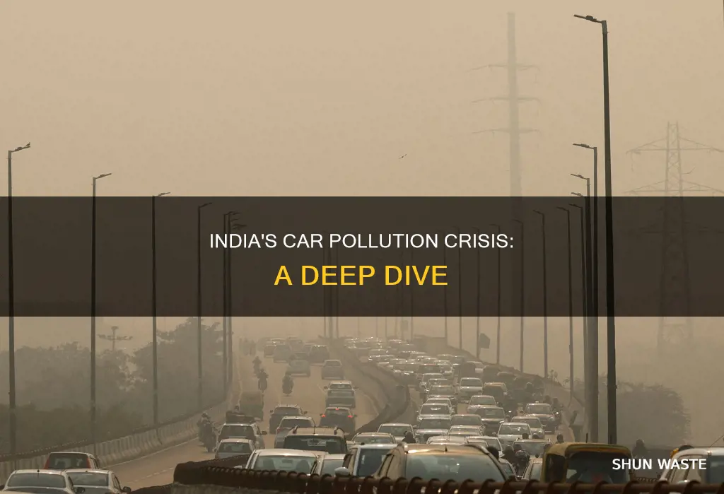 how much pollution is caused by cars in india