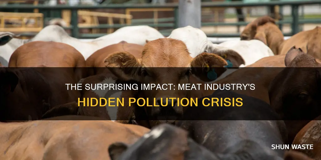 how much pollution is caused by meat industry