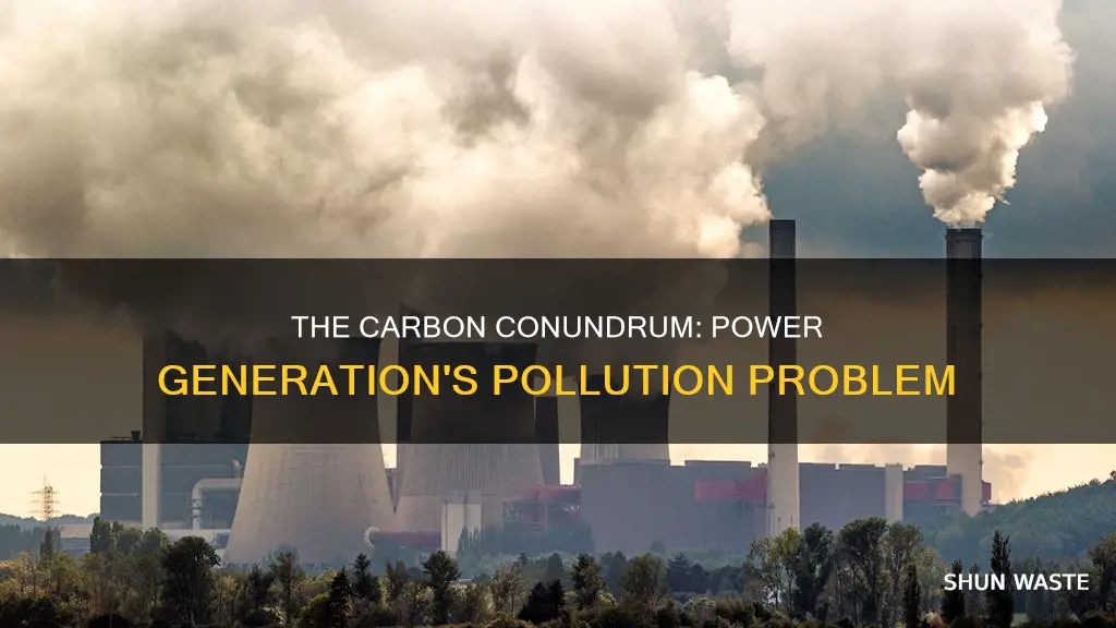 how much pollution is made from generating elect