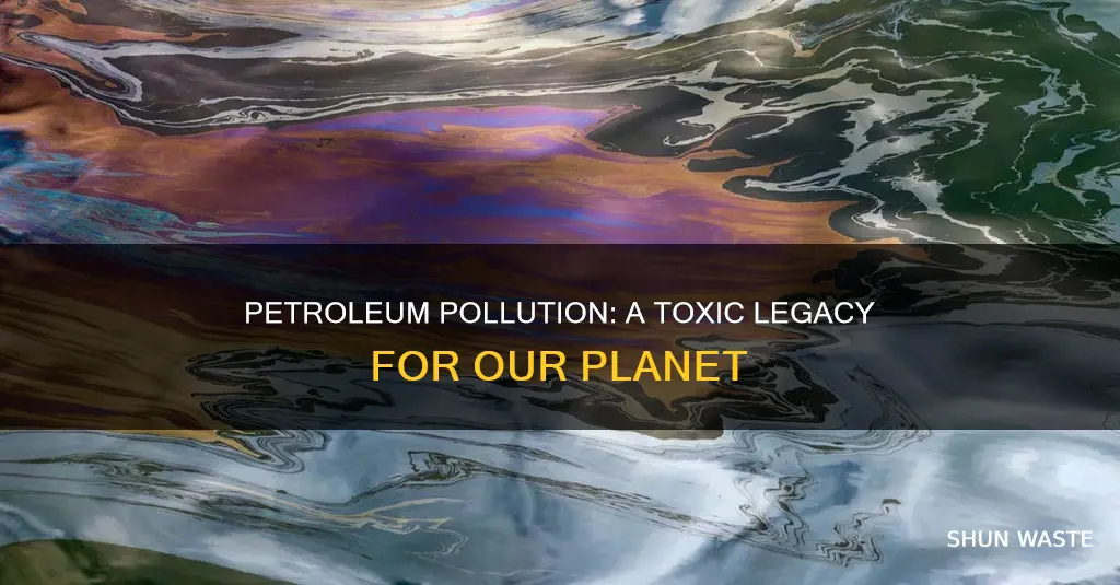 how much pollution is petroleum