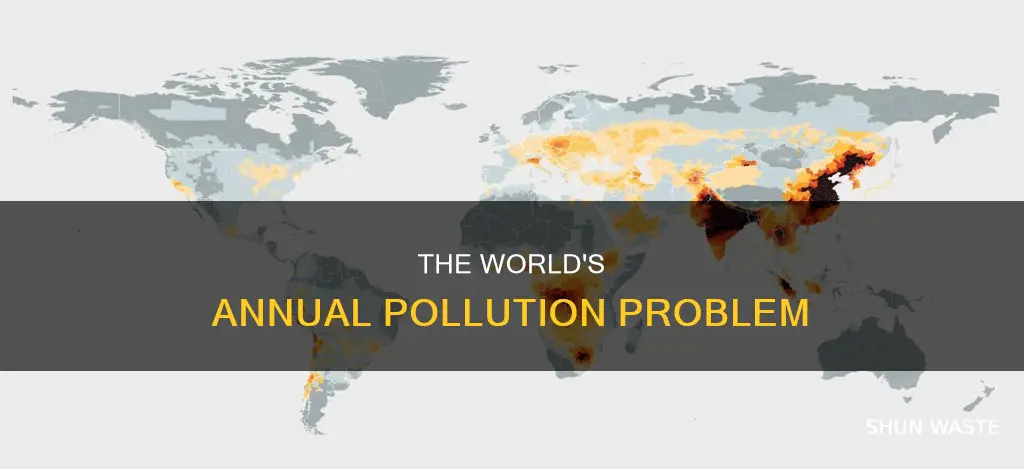 how much pollution is produced each year