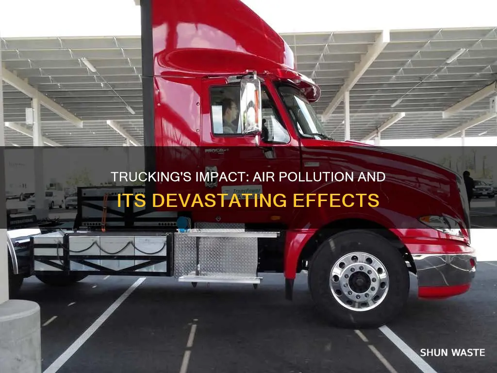 how much pollution is put into the air by trucking