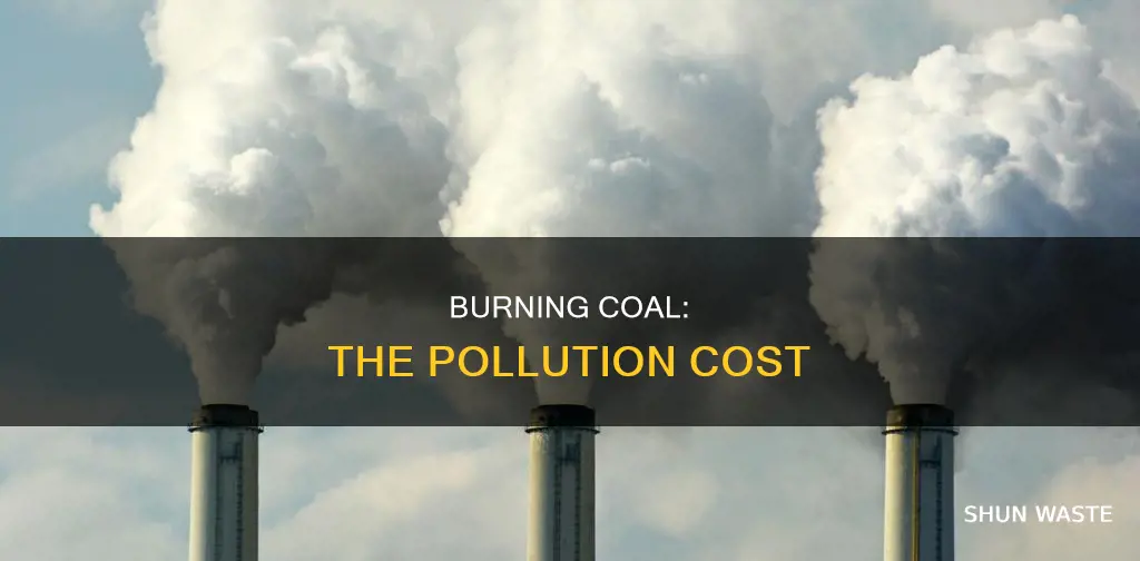 how much pollution per lb coal
