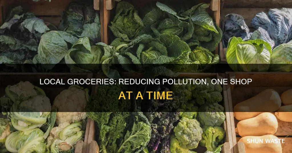 how much pollution reduced by buying local groceries