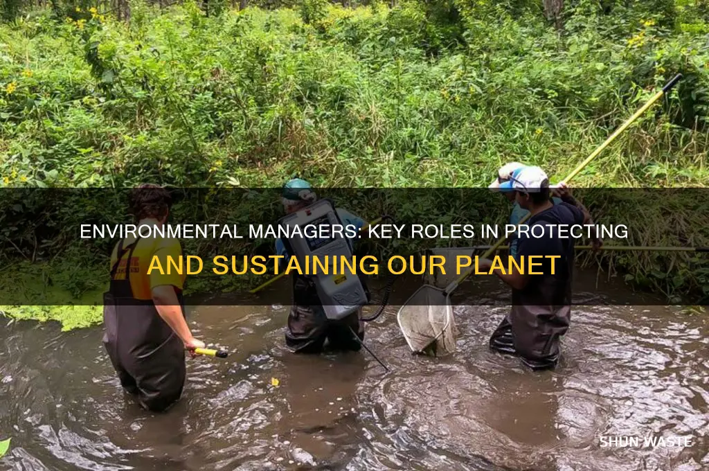 how much to enviromental manager help the environment