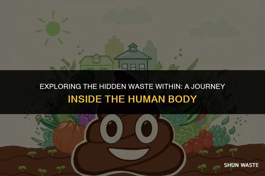 how much waste in human body