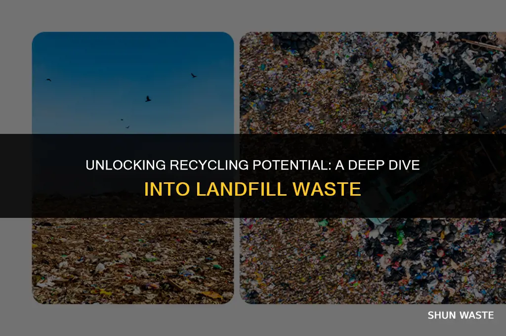how much waste in landfills could be recycled