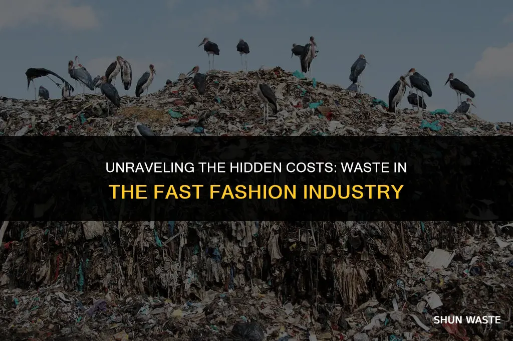 how much waste in the fast fashion industry