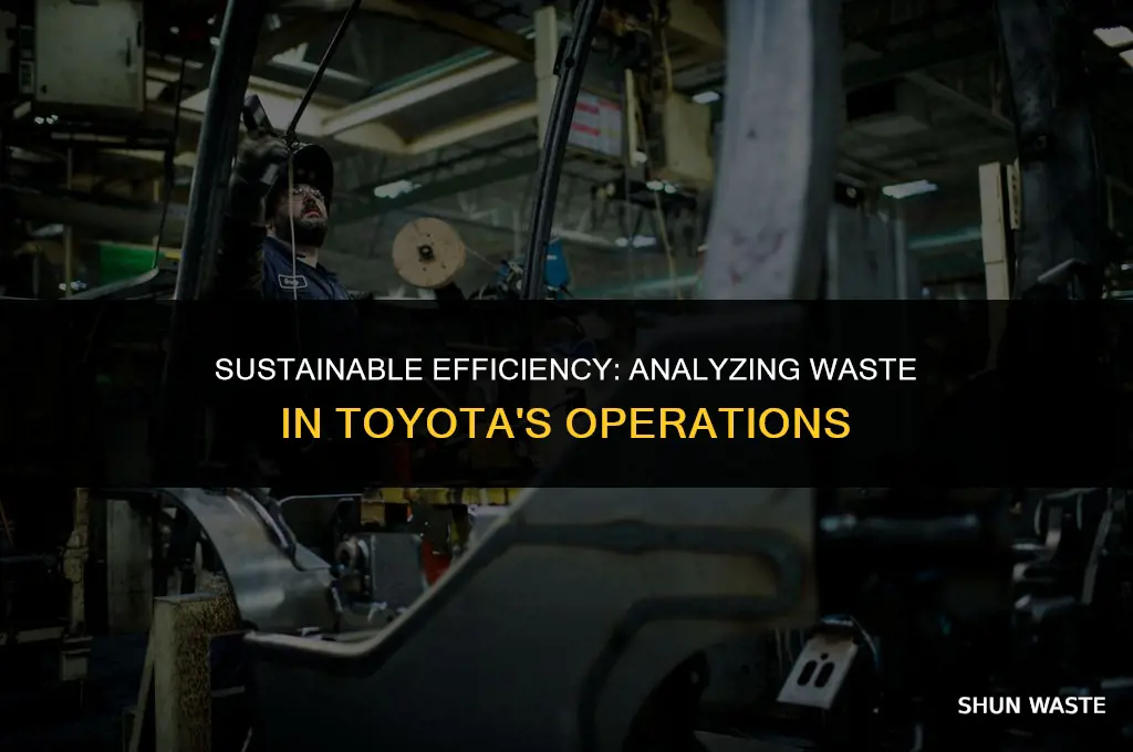 how much waste in toyota operations