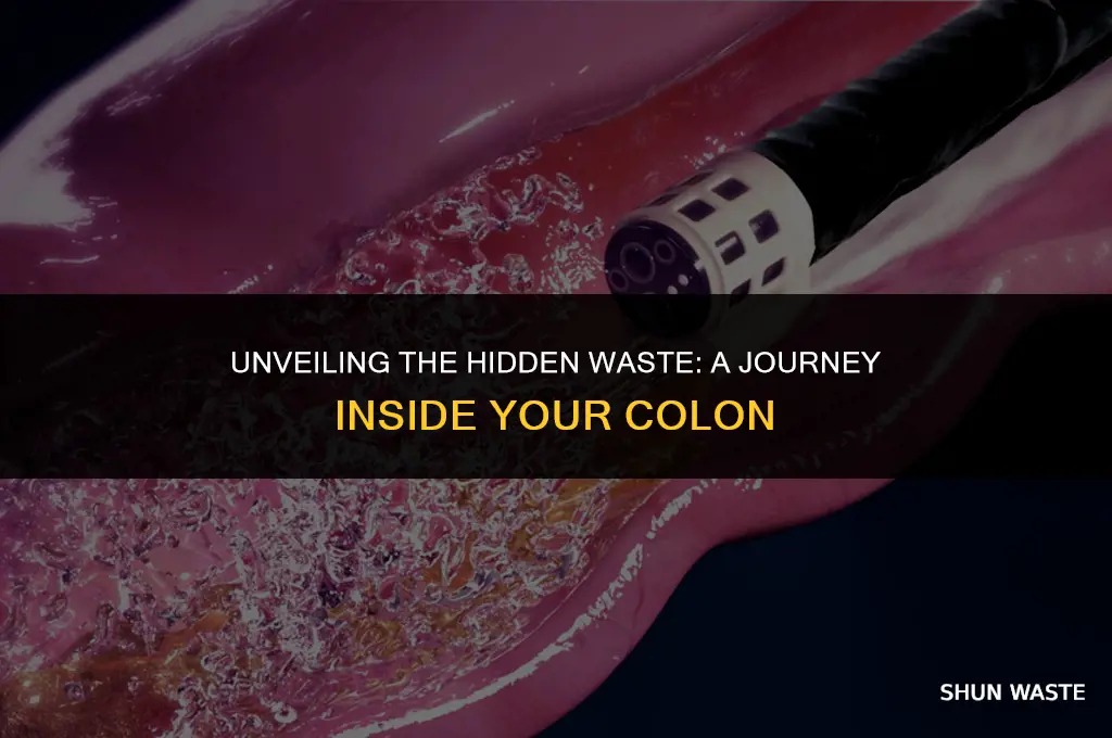 how much waste in your colon