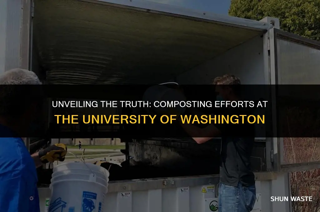 how much waste is actually composted at the uw