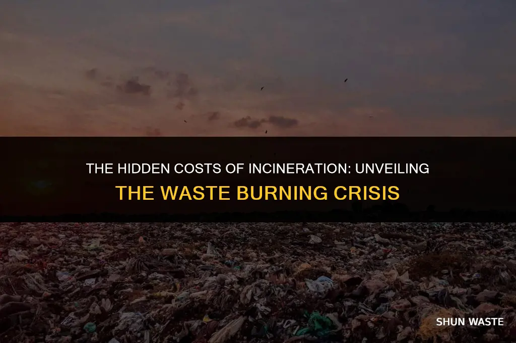how much waste is burned