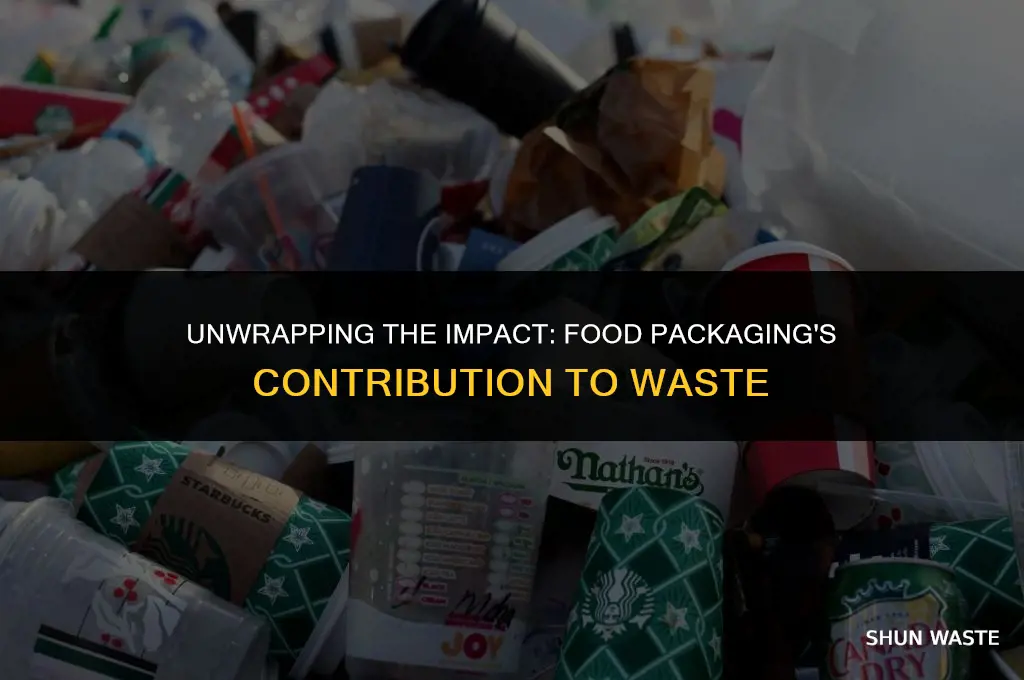 how much waste is contributed by food packaging