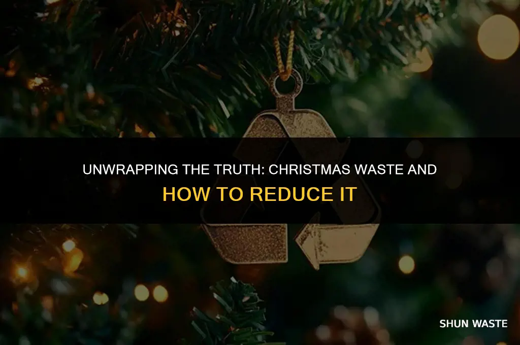 how much waste is created at christmas