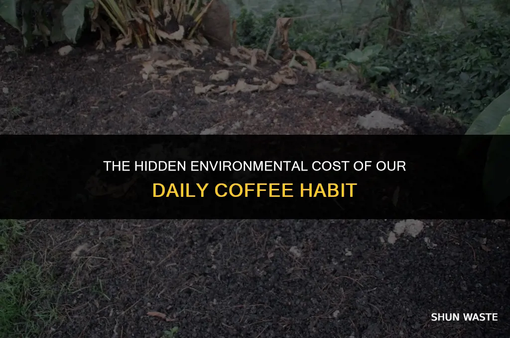 how much waste is created by coffee