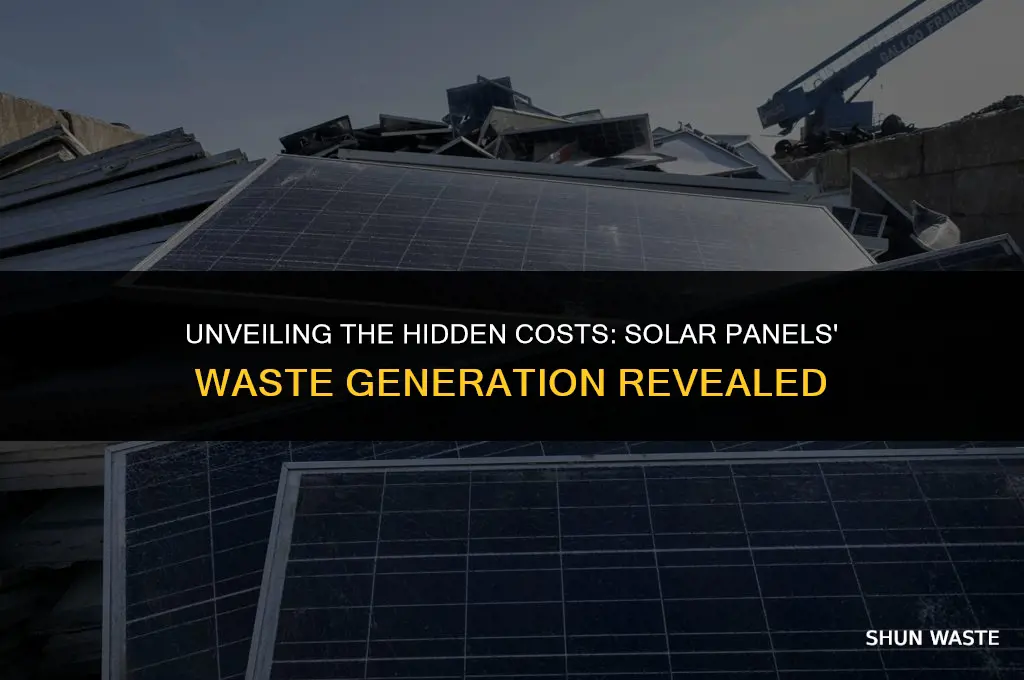 how much waste is created from solar panels