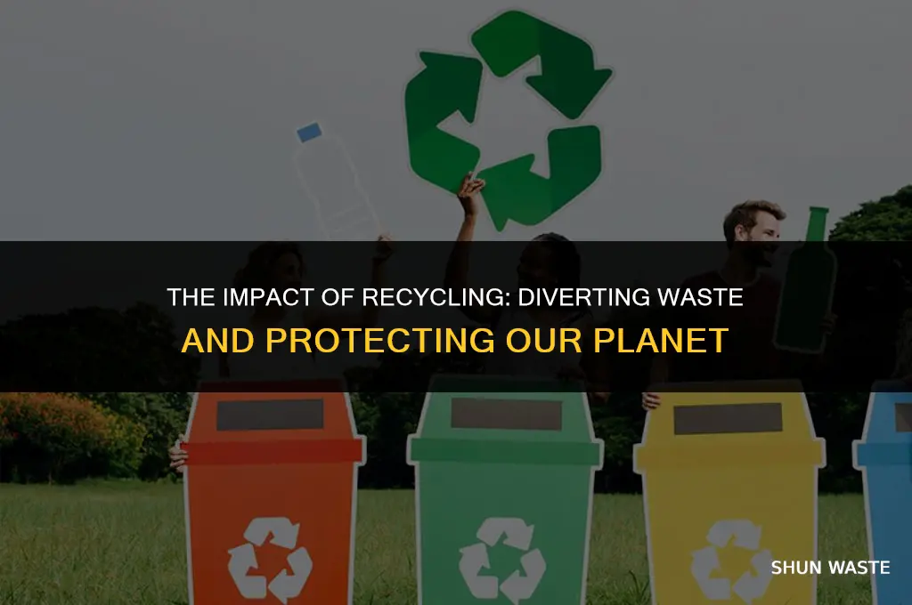 how much waste is diverted by recycling