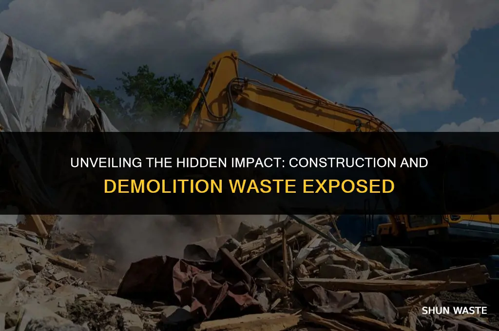 how much waste is from c&d