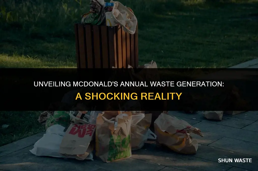 how much waste is generated by mcdonald