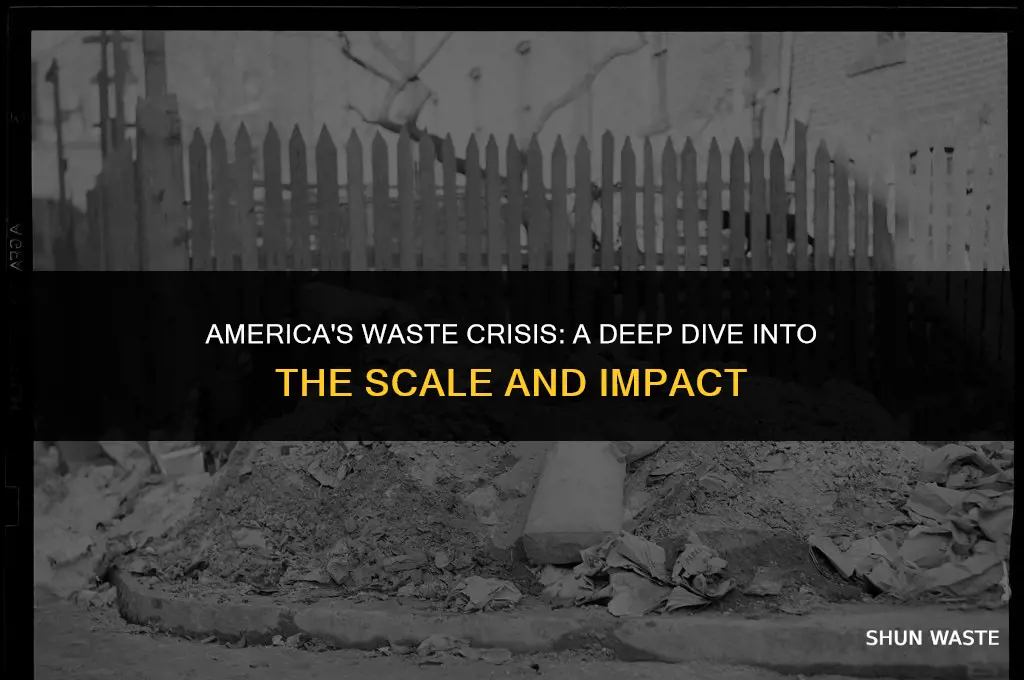 how much waste is generated in america