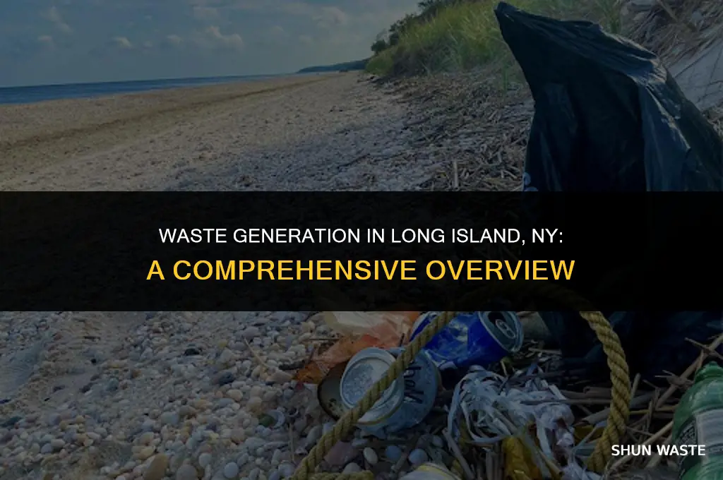 how much waste is generated in long island ny