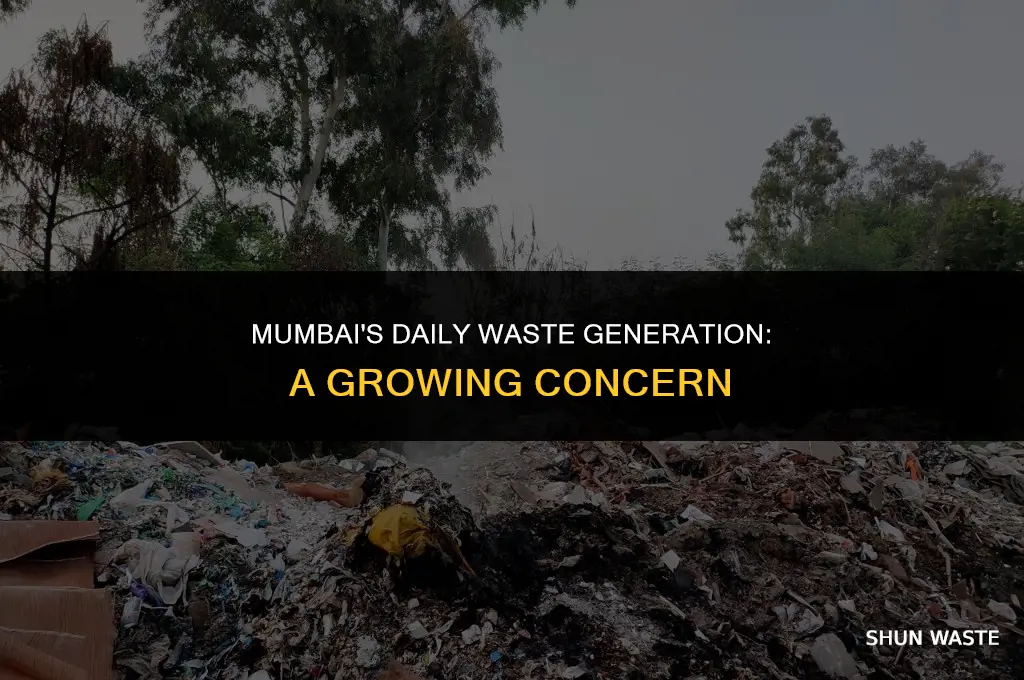 how much waste is generated in mumbai per day