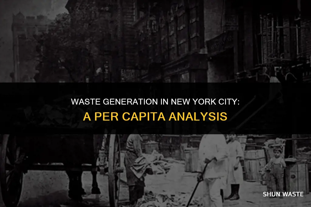 how much waste is generated in new yuork city percapita