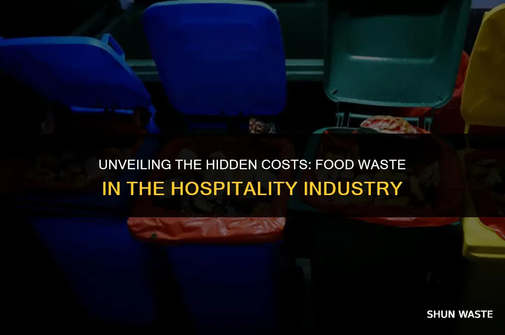 how much waste is hospitality industry is food waste