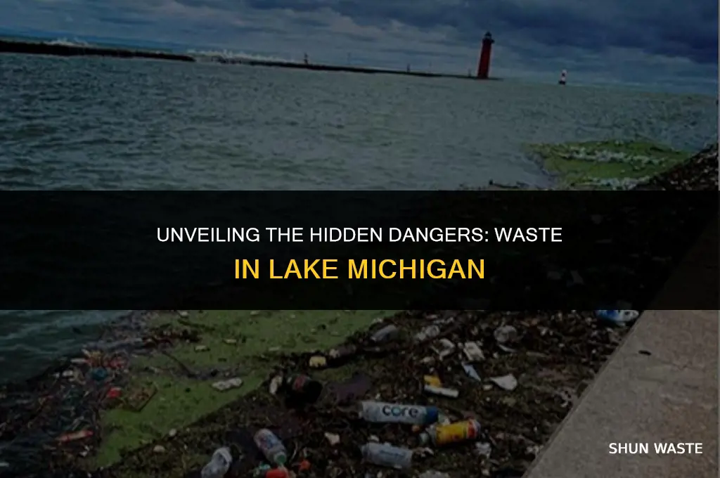 how much waste is in lake michigan
