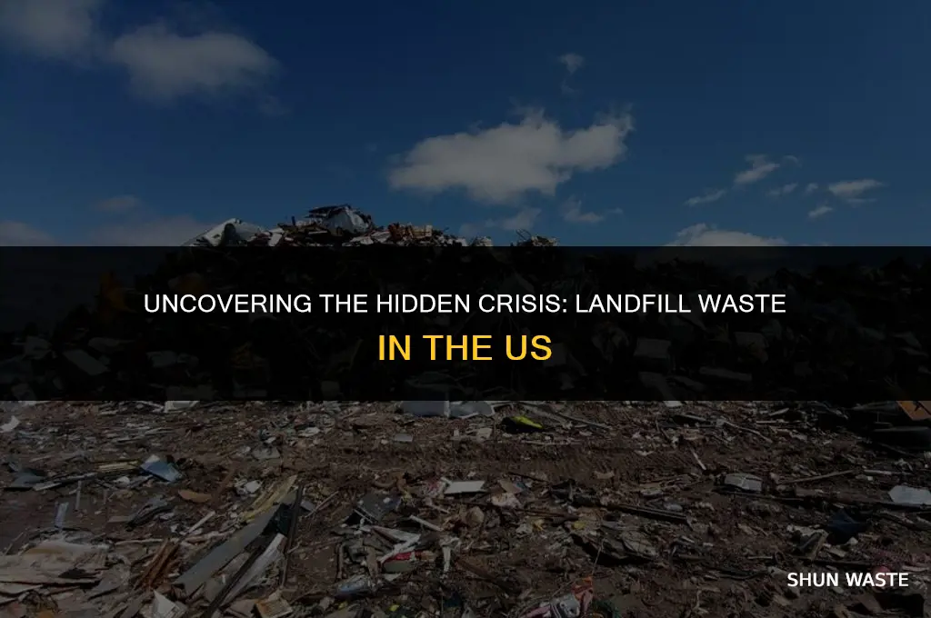how much waste is in landfills in the us