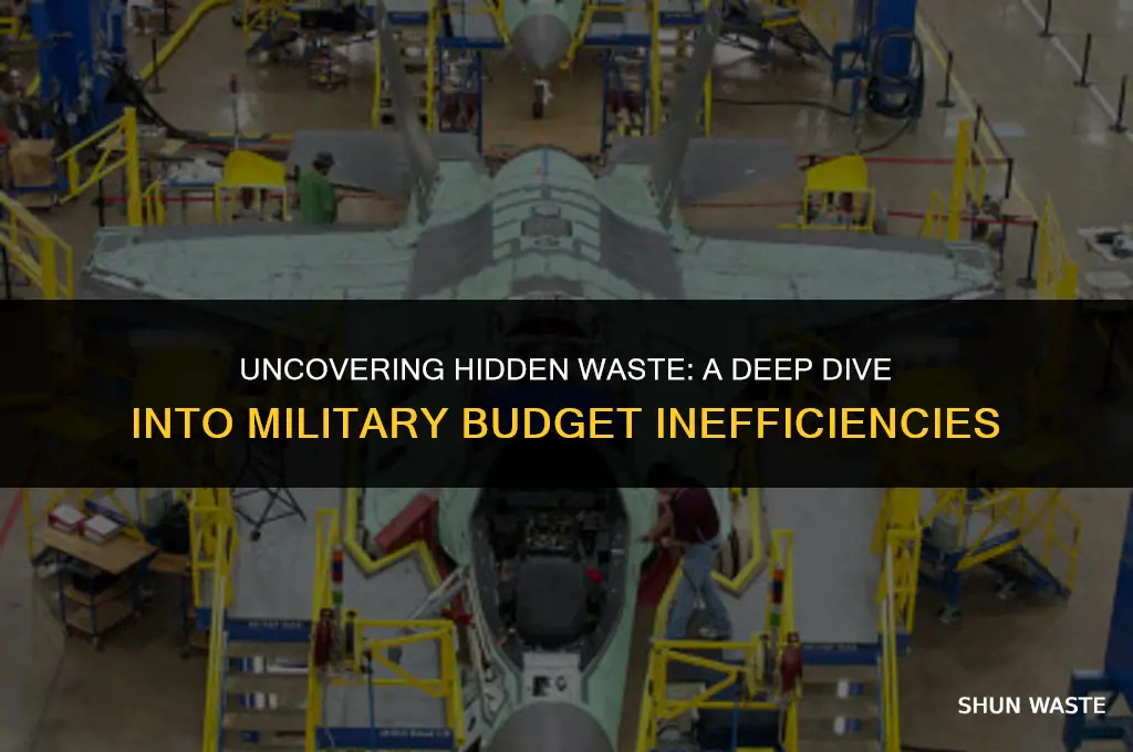 how much waste is in the military budget