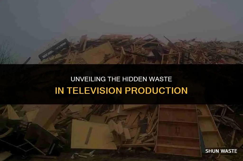 how much waste is in tv