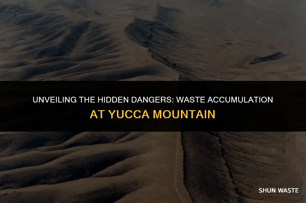 how much waste is in yucca mountain