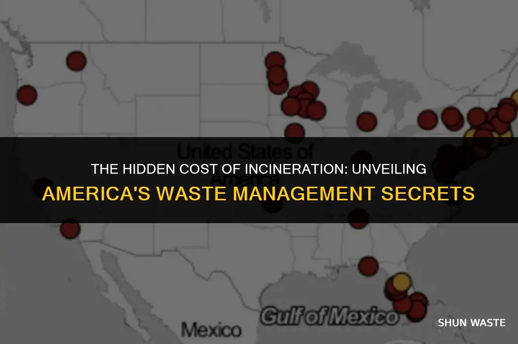 how much waste is incinerated in the us