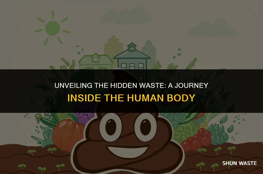 how much waste is inside the body