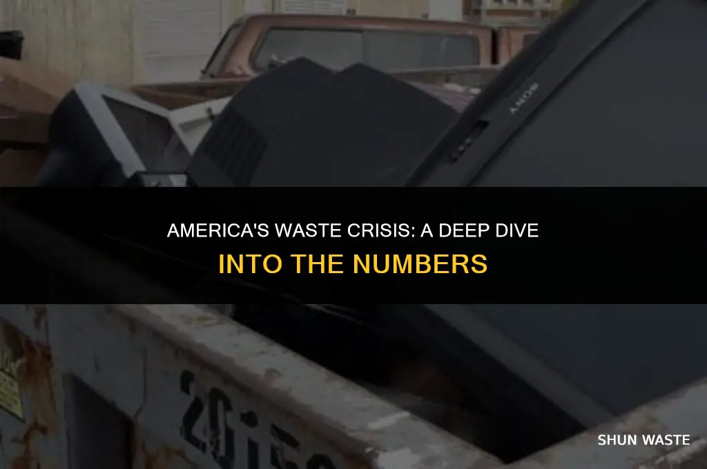 how much waste is make by america