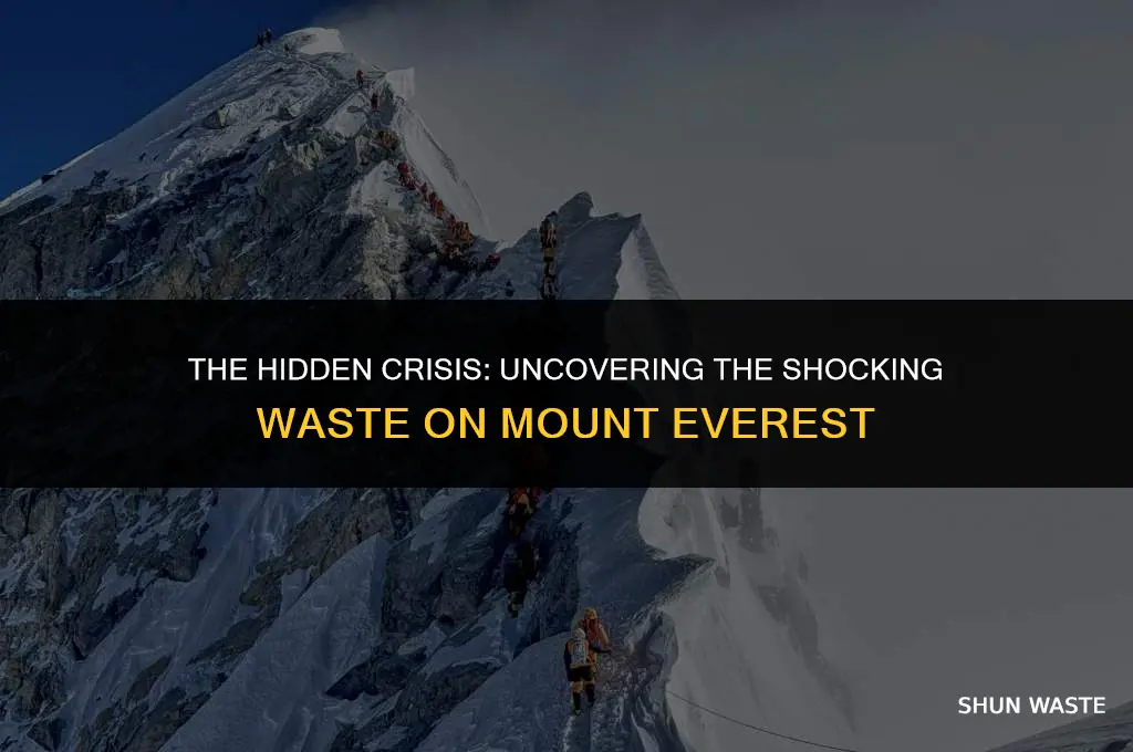 how much waste is on mount everest