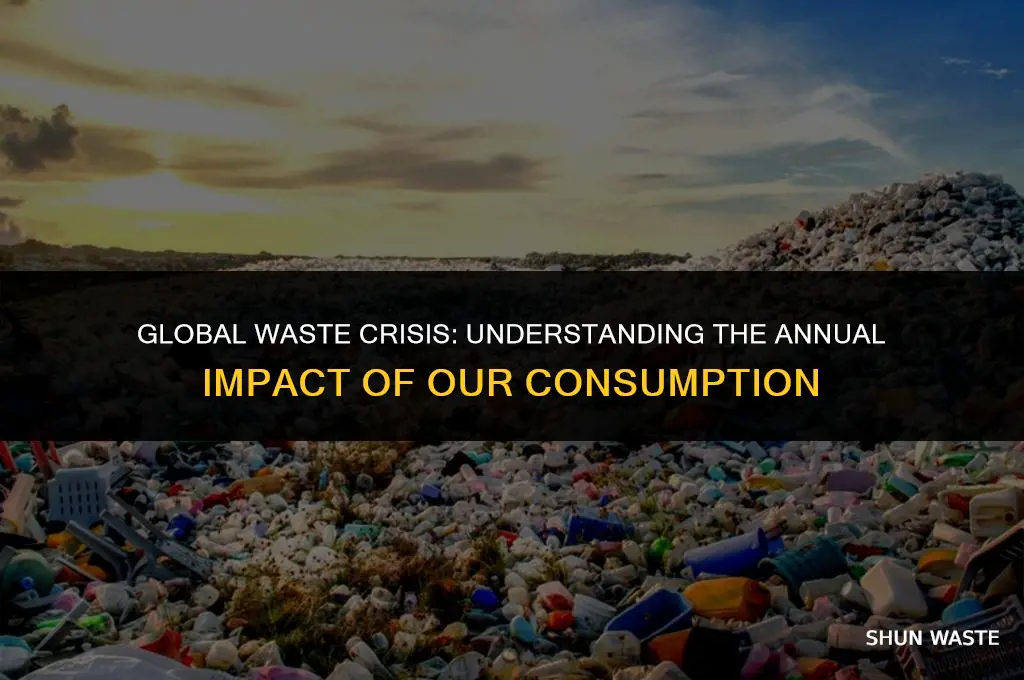 how much waste is produced annually global