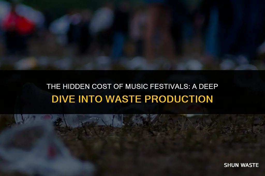 how much waste is produced at music festivals