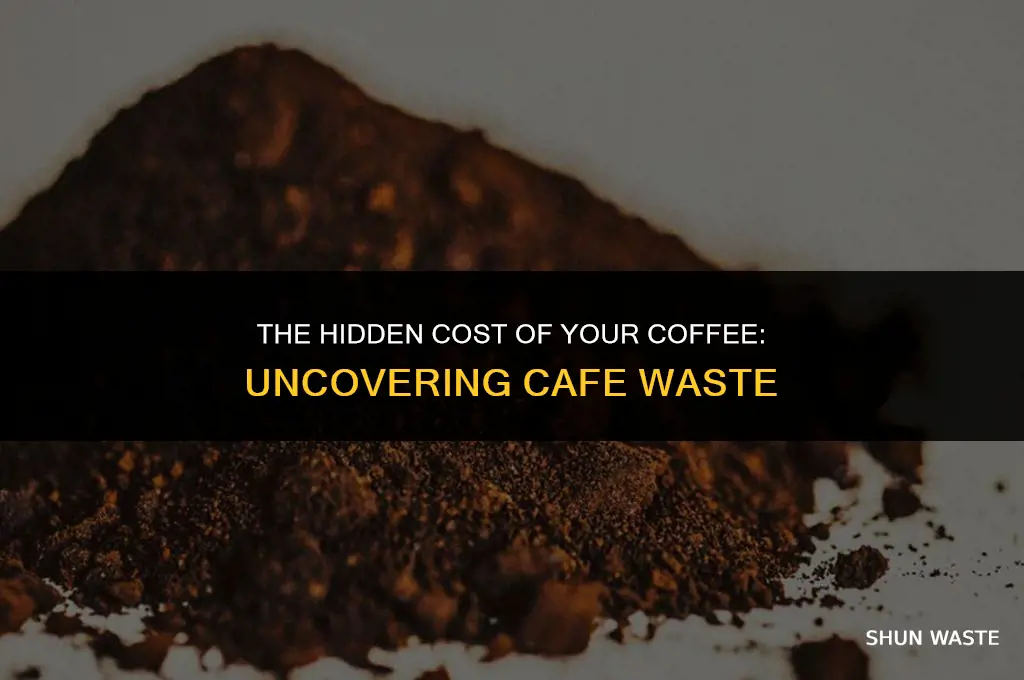 how much waste is produced by cafes
