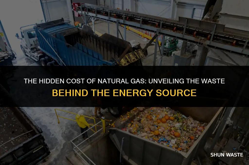how much waste is produced by natural gas