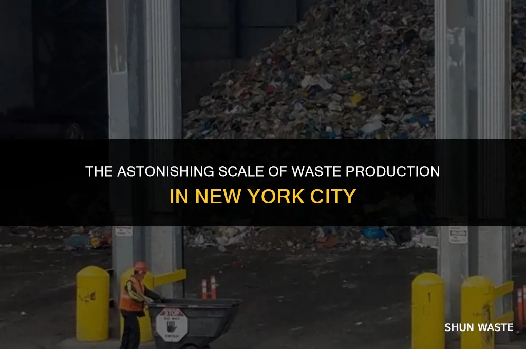 how much waste is produced by new york city total