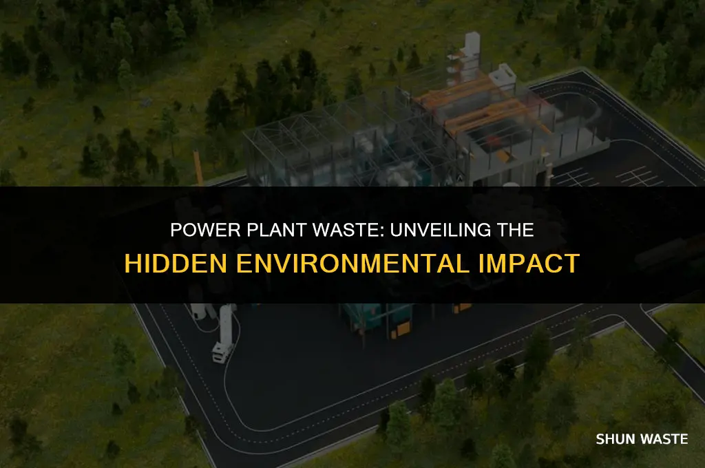 how much waste is produced by power plants
