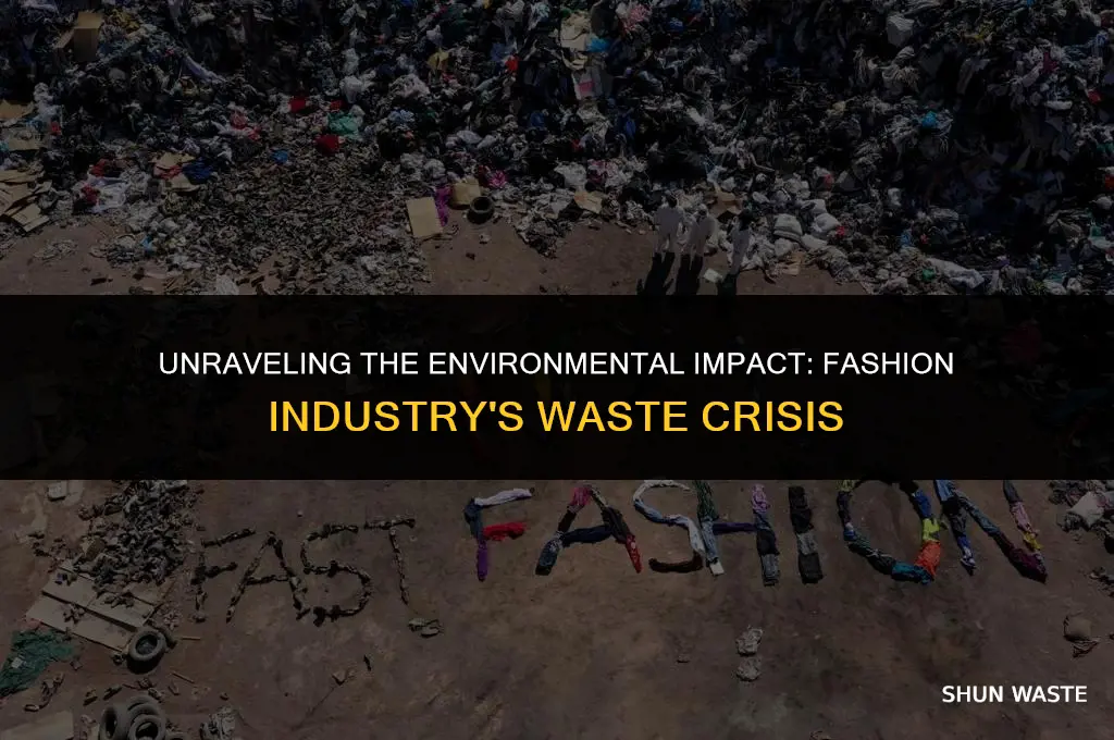 how much waste is produced by the fashin undustry