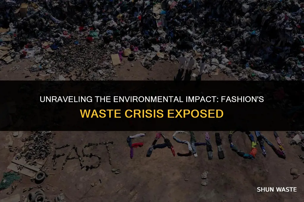 how much waste is produced by the fashion industry