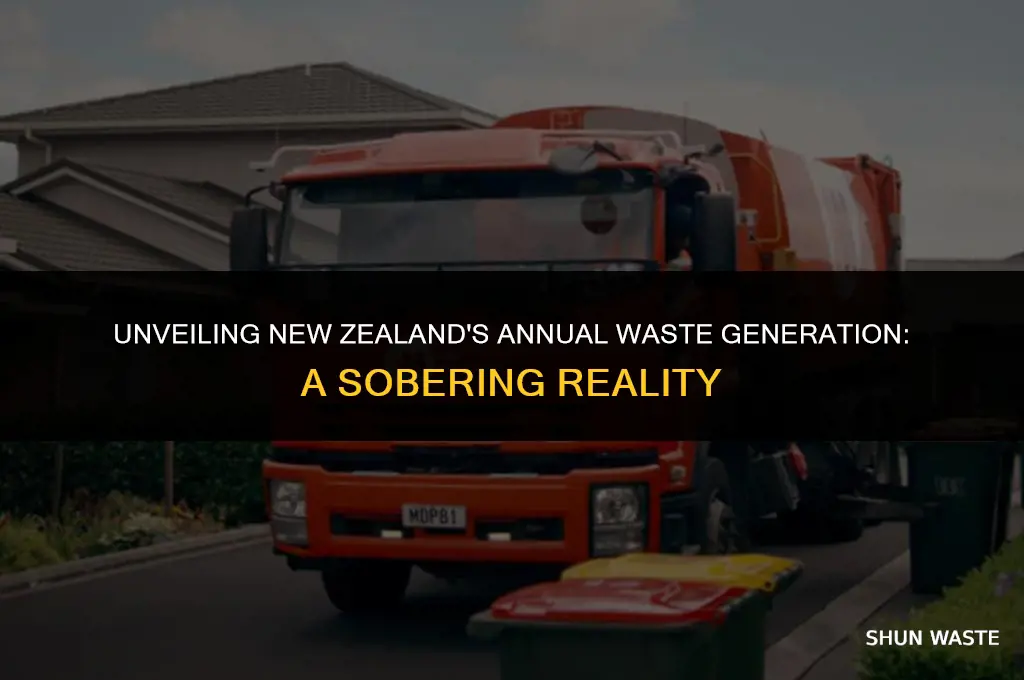how much waste is produced each year in nz